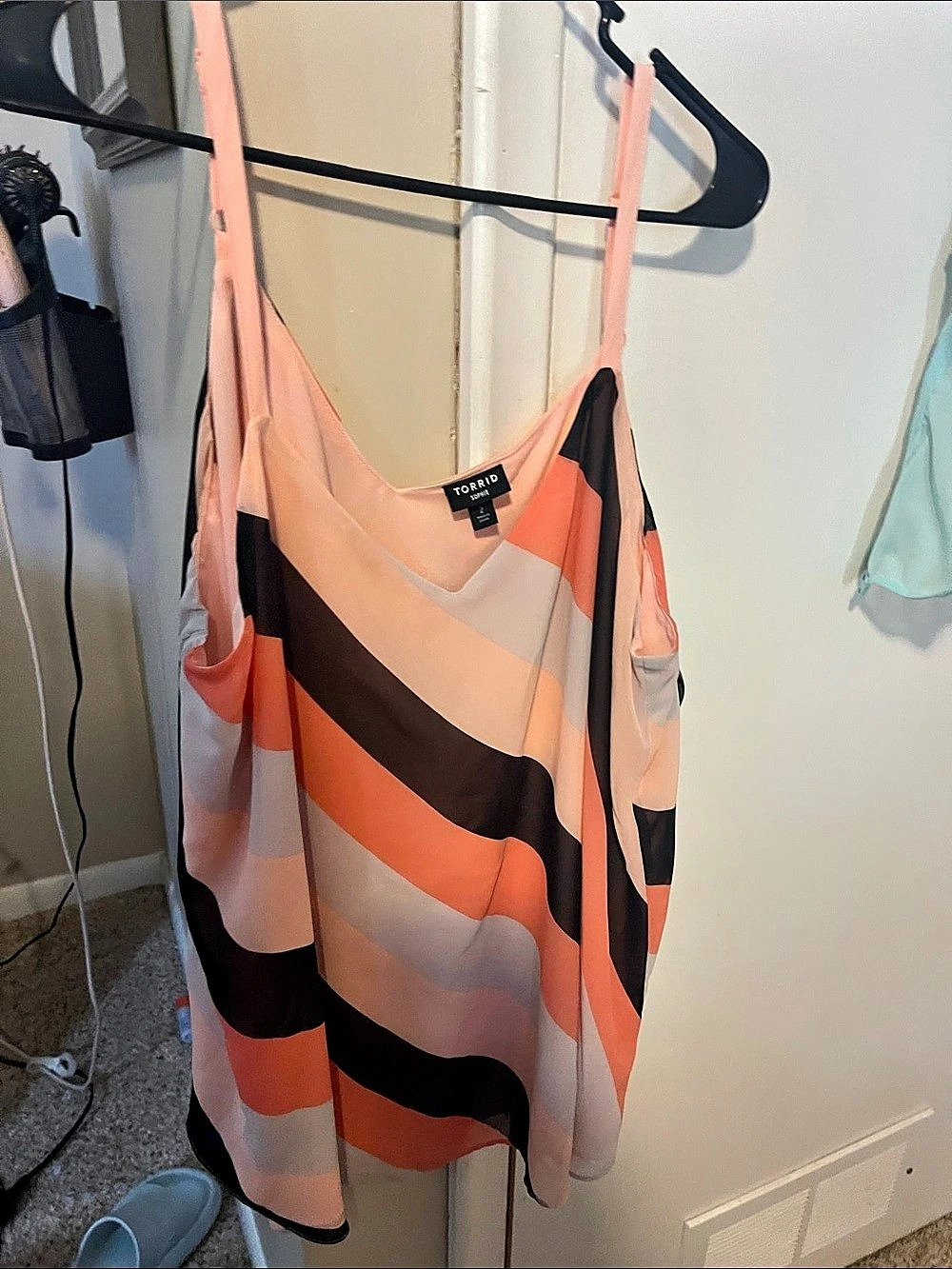 Torrid Sophie Chiffon Swing Cami Pink & Orange Size 2